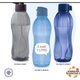 Tupperware 3 Adet 1 Lt Eco Suluk. - Karışık-Çok Renkli