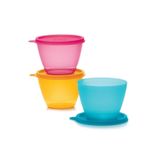 Tupperware 3x400 ml Renkli Saklama Kabı