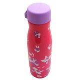 Tupperware 410 ml Metal Pembe Çiçekli Termos