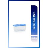 Tupperware 460 ml Şeffaf Mavi Buzdolabı Kabı