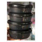 Tupperware 4x300 ml Siyah Şeker Saklama Kabı