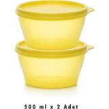 Tupperware 500 ml Sarı Saklama Kabı