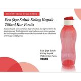Tupperware 750ML Suluk Ergonomik Tasarım ile Dayanıklı ve Taşınabilir Renkli Su Şişesi