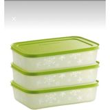 Tupperware Alaska 1.1 Kapasite 3 Adet Sızdırmaz Tasarım Çok Amaçlı Saklama Kabı