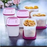 Tupperware Alaska Derin Dondurucu Saklama Kabı 4'lü 1.1 lt Esnek Materyal ile Kırılmaz