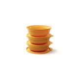 Tupperware Aloha 3x450 ml Turuncu Saklama Kabı