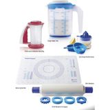 Tupperware Bayram Tatlısı Seti (Karıştır Sakla-Pratik Elek-Çok Amaçlı Mutfak Gereci-Hamur Matı-Sihirli Merdane) Esc