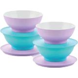 Tupperware Berrak Kase Seti 4'lü Mavi Mor