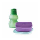 Tupperware Bölmeli Beslenme Kabı 500 Ml Ve Eko Şişe Kurbağa 350 Ml
