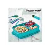 Tupperware Bölmeli Beslenme Kabı Büyük - TURKUAZ