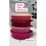 Tupperware Bonibon Kase 4'lü Set 500ml