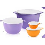 Tupperware Büyük Renkli 4 Lü Miksim Saklama Kabı Set - 4 Adet