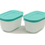TUPPERWARE Buz Kristali Dondurucu Kabı 170 ml (2) Nane Beyaz Kutu Buz Kristali 33203