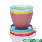 Tupperware Buzdolabı Kapları Renkli 3x400 Ml Mama Saklama Kabı Hsgl