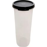 Tupperware Circular 890 ml Siyah Yumurta Kabı Yuvarlak Kutu Kuru Saklama Stoku Dekorasyon Geri Sihir