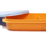 Tupperware Clevere Pause Yemek Kutusu 590 ml Turuncu Açık Mavi Ekmek Bento Kutusu 38593