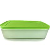 Tupperware dondurucu için kap 1,0 l beyaz yeşil düz buz kristal G36 buz kristali