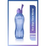 Tupperware Eco 750 ml Gece Mavisi Plastik Termos Şişe – Ergonomik Tasarım, Kamp ve Outdoor Aktivitelerine Uygun