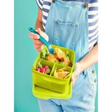 Tupperware Eco+ Bölmeli Beslenme Kutusu 1l Yeşil Esc - 1 Adet