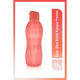 Tupperware Eco+ İçecek Termosu 1L Karpuz Pembe Plastik Kolay Kapaklı Ergonomik Tasarım