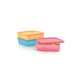 Tupperware Eco Kare 3'lü Yemek Taşıma Kabı Seti