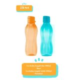 Tupperware Eco Kolay Kapak 500 Ml Mavi Suluk Matara Portakal Çevre Dostu 2'Li Set