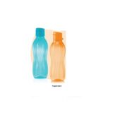 Tupperware Eco Kolay Kapak Şişe 500 Ml Turuncu Ve Mavi Renkli 2Li Set Suluk Matara