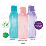 Tupperware Eco Şişe Suluk 500 ml 3 Lü Kolay Kapak - Turkuaz - 0,50 ml