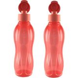 Tupperware Eko 2x750 ml Mercan Şişe Suluk