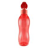 Tupperware Eko Şişe Kolay Kapak 750 ml Plastik Mercan Renkli İçecek Termosu