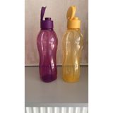 Tupperware Eko Suluk - Şişe 1l Yaz Havası (Turuncu) ve 1l Mor-2'li Set - Turuncu - Mor