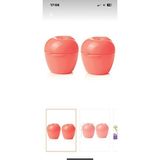 Tupperware Elma 2'li Saklama Kabı