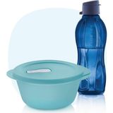 Tupperware Her An Yanımda Set - Kutup Gecesi Eco Şişe 500 ml ve Micro Oval Kap 775 ml Okyanus
