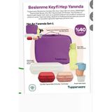 Tupperware Heran Yanımda Set Gördeldeki Ürünler