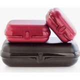 Tupperware Istiridye Saklama Kabı 3lü Set Siyah Bordo - Siyah - Kırmızı - 3 lü