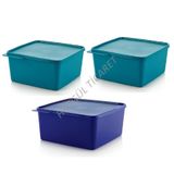 Tupperware Kare Saklama Kabı 3'lü Çok Amaçlı Saklama 2.5-5 Lt Hsgl