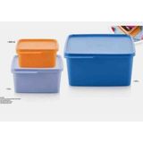 Tupperware Kare Saklama Kabı 3lü