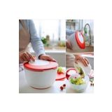 Tupperware Kırmızı Salata Kurutucu ve Saklama Kabı