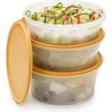 Tupperware Klasik Saklama Kabı Set 1l -1.4l - 1.9l - 1,5 lt - Sarı