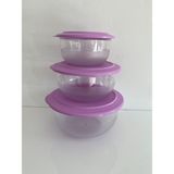 Tupperware Kristalin 3lü 3.5lt,2.1lt,1.1lt