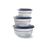 Tupperware Kristalin 3'lü Lacivert Saklama Kabı