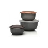 Tupperware Kristalin 3'Lü Set Renkli Kapak