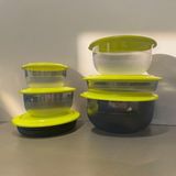 Tupperware Kristalin Serisi Sarı Saklama Kabı Büyük Set