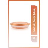 Tupperware Kristralin Servis Tabağı 2 lt