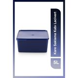 Tupperware Lacivert 5 lt Saklama Kabı