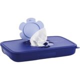 Tupperware Lacivert Islak Mendil Saklama Kutusu İnce Boyutları ile Pratik Kullanım