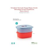 Tupperware Mikrodalga Fırın Isıtma Kabı 2 Li