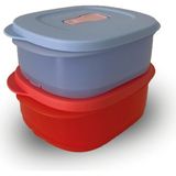 Tupperware Mikrodalga Fırın Isıtma Kabı 500 ml 2'li - Abanoz