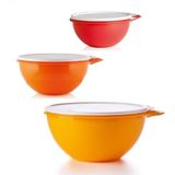 Tupperware Miks 3lü Miksim Karıştırma Saklama Kabı 14-27-45 Hsgl
