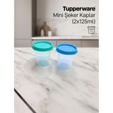 Tupperware Mini Şeker Kaplar 2'li Set 2X125 ml Sos ve Ek Gıda Saklama Kabı